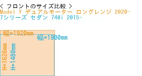 #Model Y デュアルモーター ロングレンジ 2020- + 7シリーズ セダン 740i 2015-